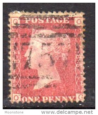 GB QV 1858-79 1d Plate 85, Corner Letters OG, Used - Oblitérés