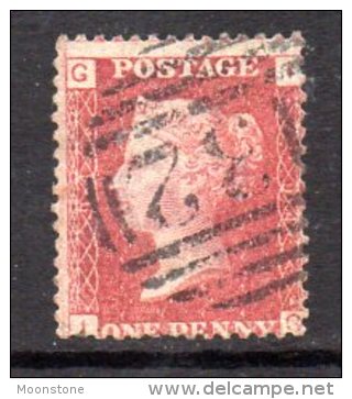 GB QV 1858-79 1d Plate 94, Corner Letters IG, Used - Oblitérés