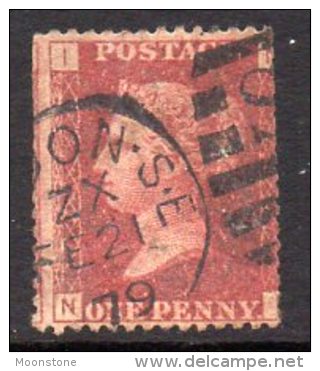 GB QV 1858-79 1d Plate 97, Corner Letters NI, Used - Oblitérés