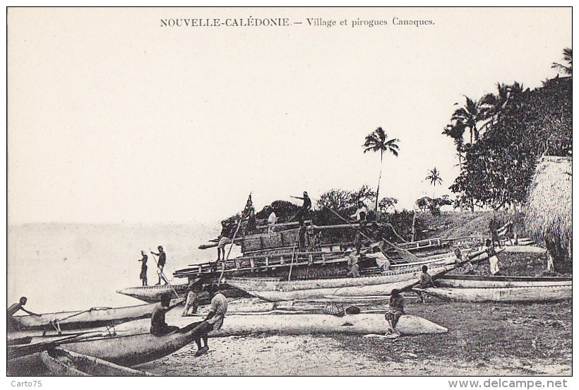 Océanie -  Nouvelle Calédonie -  Village Canaque - Pêche - New Caledonia