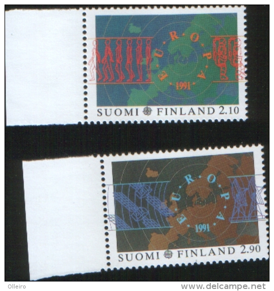 Finlandia - Finland 1991 Europa Cept (Europa Spaziale) 2v Complete Set ** MNH - Nuovi