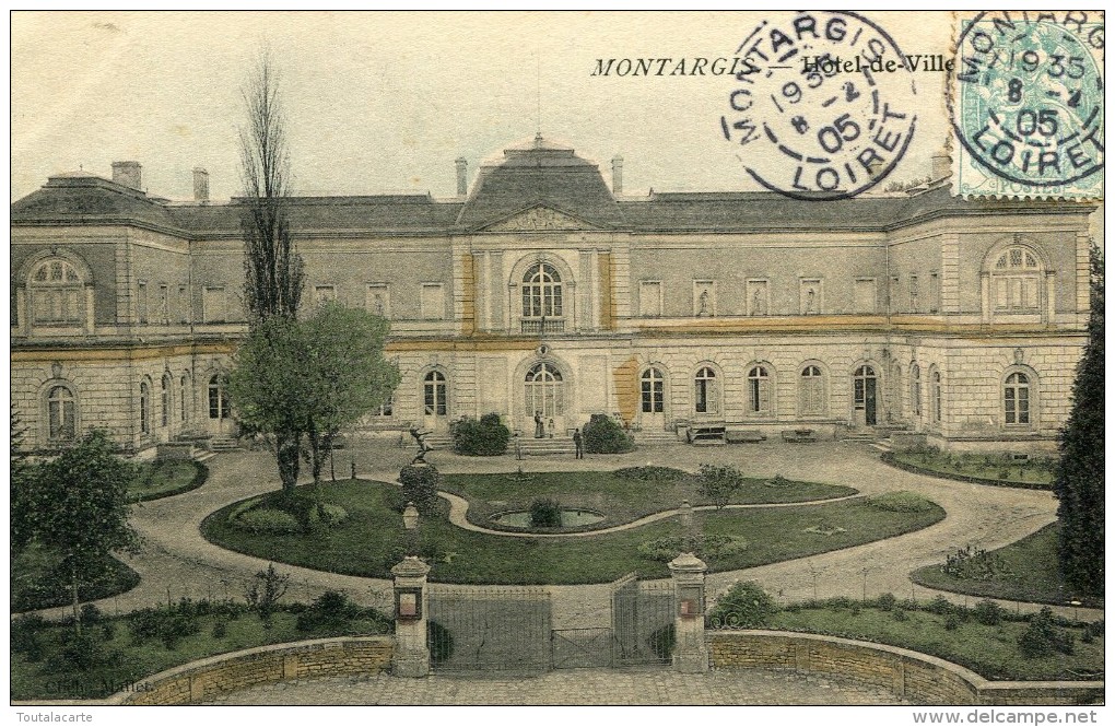 CPA 45 MONTARGIS HOTEL DE VILLE 1905 - Montargis