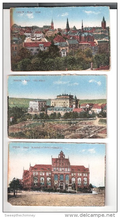 3 DREI ESSEN Germany North Rine-Westphalia  Essen Old Postcards Unused - Essen