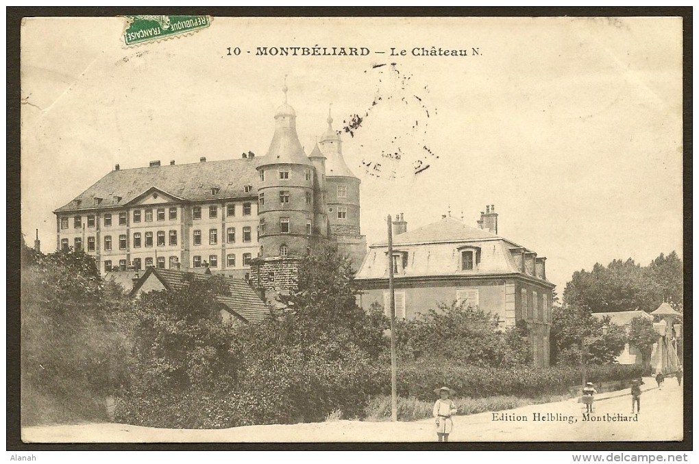 MONTBELIARD Rare Le Château N. (Helbling) Doubs (25) - Montbéliard