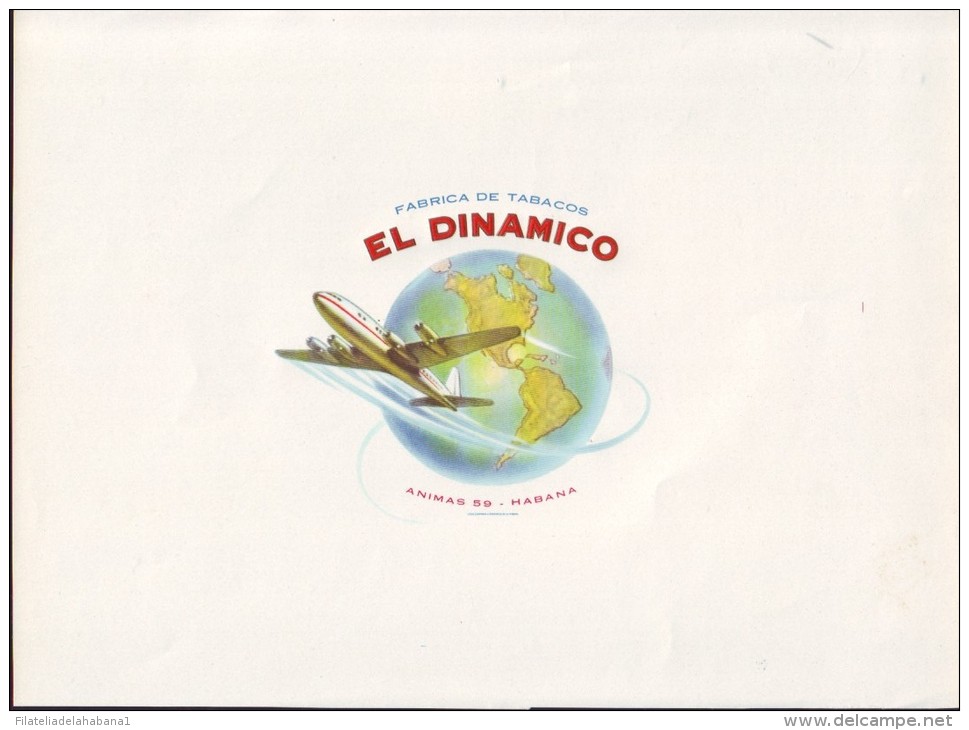 T61 CUBA TOBACCO OLD LEBEL TABACO "EL DINAMICO" - Labels