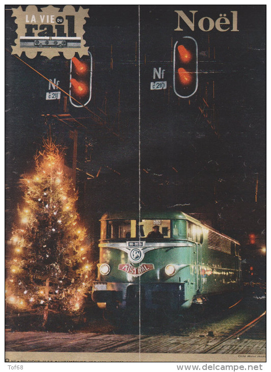 La Vie Du Rail N° 876 Spécial Noël 1962 - Trains