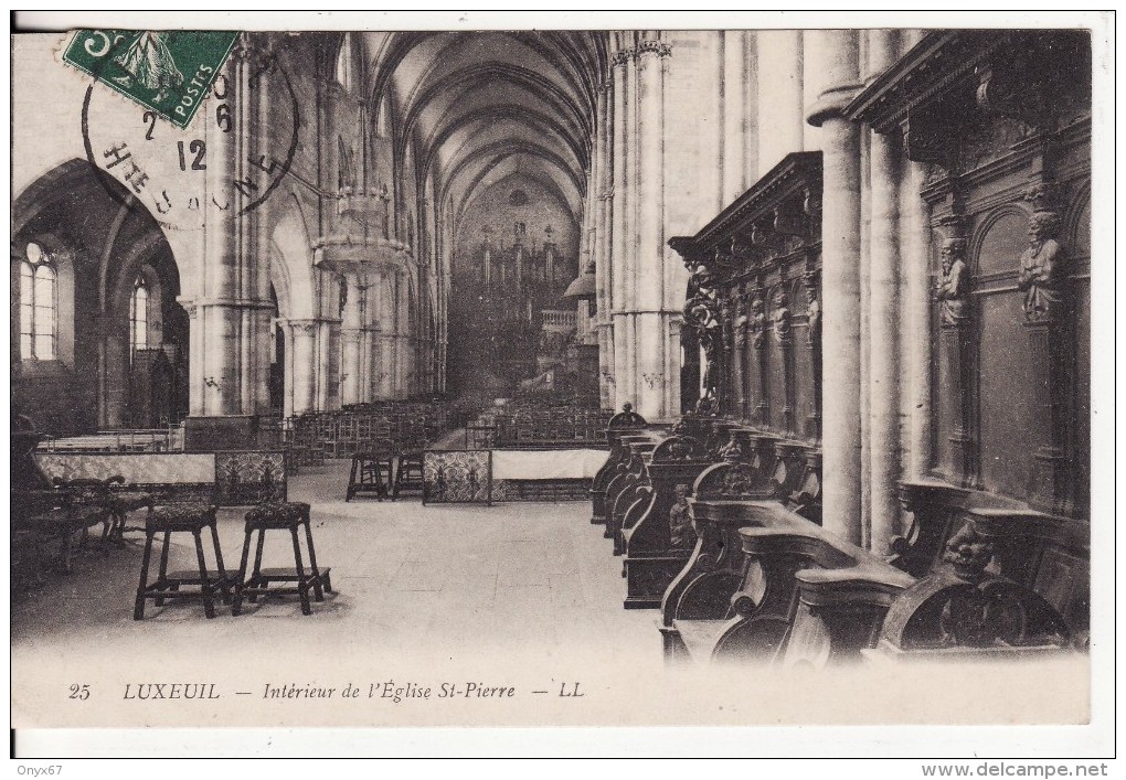 LUXEUIL-LES-BAINS (Haute-Saône) Intérieur Eglise Saint-Pierre-ORGUES-ORGUE-ORGEL-ORGAN-MUSIQUE-INSTRUMENT- - Luxeuil Les Bains