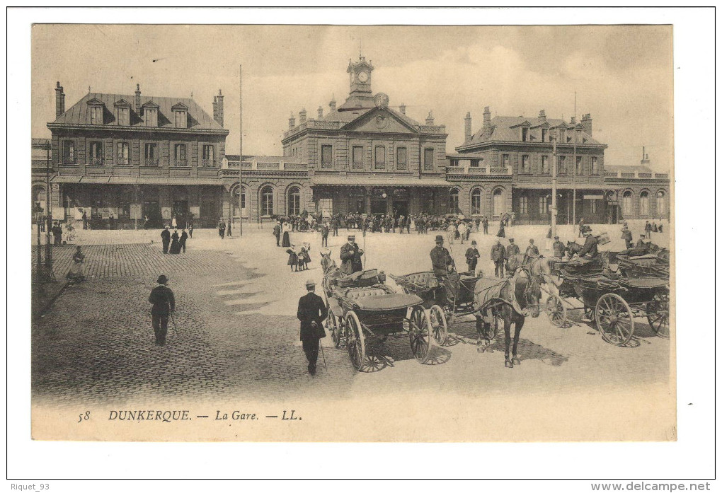 58 - DUNKERQUE - La Gare  -  LL. - Dunkerque