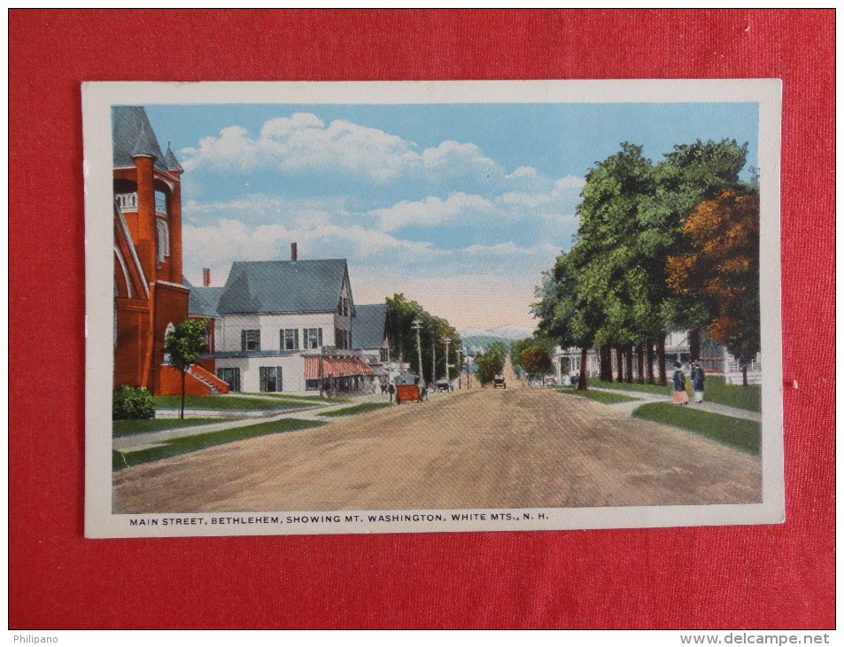 New Hampshire > White Mountains Main Street Bethlehem  Not Mailed   Ref 1299 - White Mountains