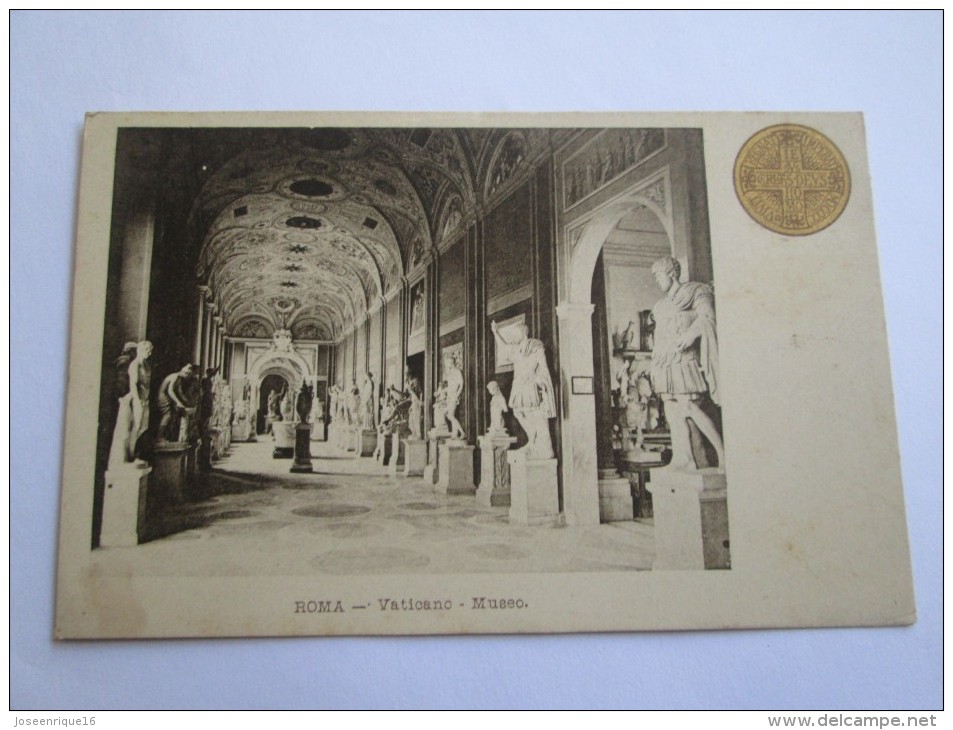 ROMA VATICANO MUSEO - CARTES POSTALES COMMEMORATIVES ANNEE SAINTE 1900 - Musei