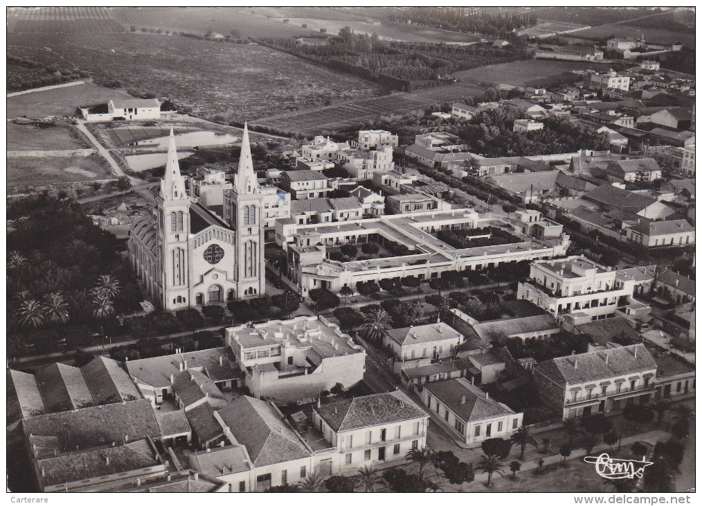 AFRIQUE,AFRICA,Algérie,ain Témouchent,oran,beni Saf,photo Aerienne Combier Et Delvert,église,mosquée,sy Nagogue - Other & Unclassified