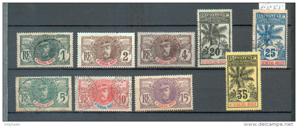 Ht Sen 19 - YT 1-2*-3*-4-5-6*-7-8-10 Obli - Used Stamps