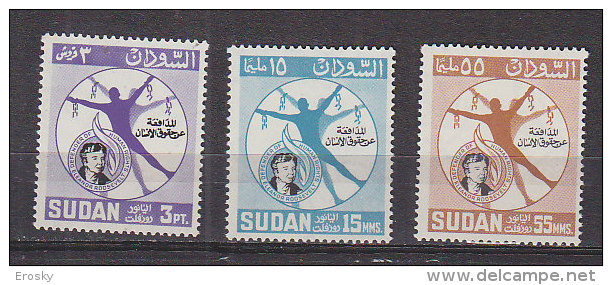 D0232 - SOUDAN Yv N°168/70 ** ELEANOR ROOSEVELT - Soedan (1954-...)