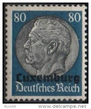 LUXEMBURG Occupation Allemande 1940 Poste 15 ** MNH III REICH Maréchal Feldmarschall HINDENBURG (CV 8 €) - Besetzungen