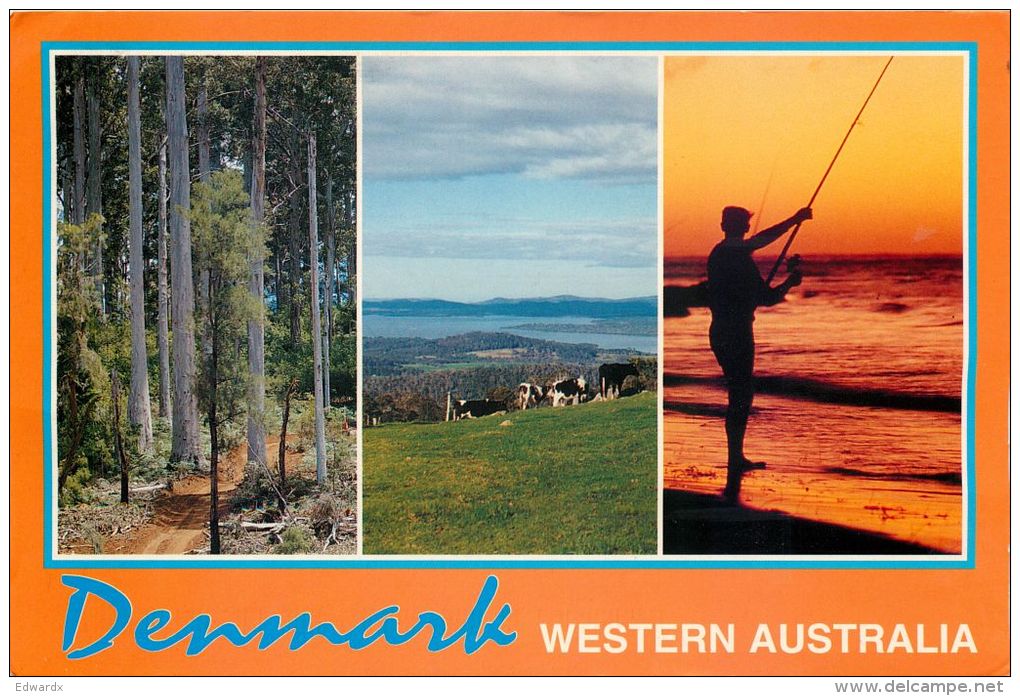 Denmark, Western Australia Postcard Used Posted To UK 2000s Stamp - Andere & Zonder Classificatie