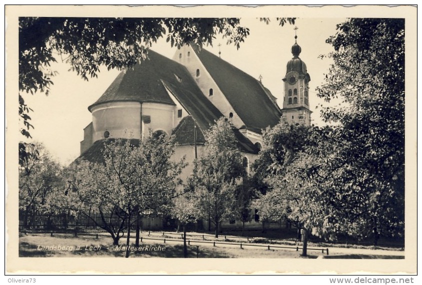 Landsberg. Lech Malteserkirche - 2 Scans - Landsberg