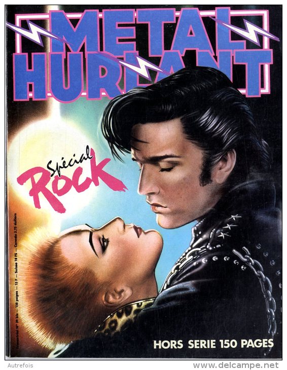 METAL HURLANT   -  N° 39 BIS  -  SPECIAL ROCK - Métal Hurlant