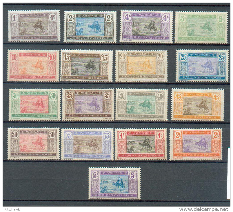 MAU 239 - YT 17 à 33 * - Unused Stamps