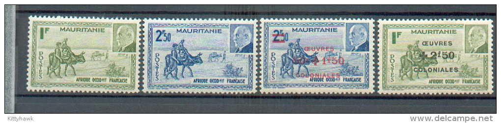 MAU 250 - YT 123-124 * / 131-132 * - Unused Stamps