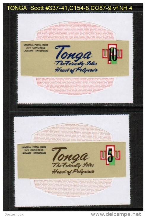 TONGA   Scott  # 337-41,C 154-8,CO 87-9**  VF MINT NH - Tonga (1970-...)