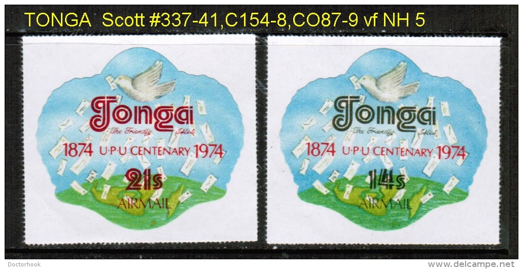 TONGA   Scott  # 337-41,C 154-8,CO 87-9**  VF MINT NH - Tonga (1970-...)