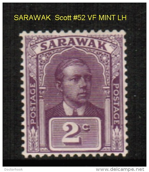 SARAWAK   Scott  # 52* VF MINT LH - Sarawak (...-1963)