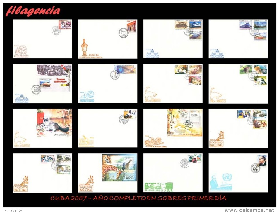 CUBA SPD-FDC. AÑO COMPLETO 2007 - Volledig Jaar