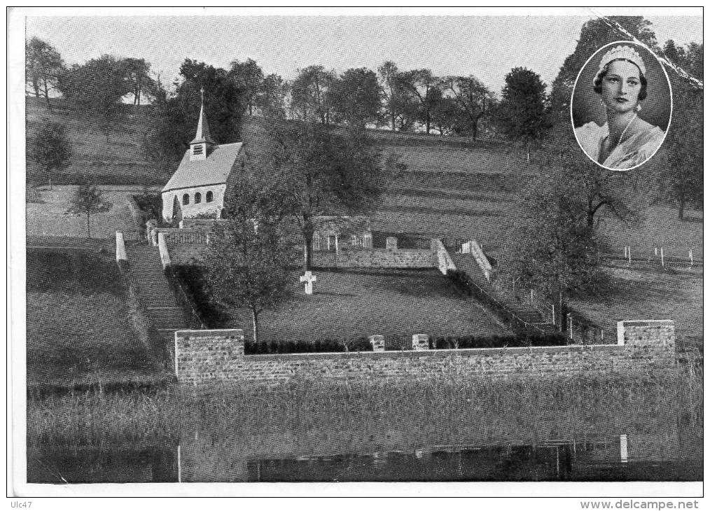 - Chapelle Et Croix Commémoratives De SA MAJESTE LA REINE ASTRID, REINE DES BELGES - Scan Verso - - Famous People