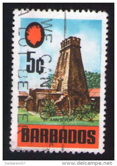 Barbade Oblitéré Used Stamp St. Ann's Fort - Barbados (1966-...)