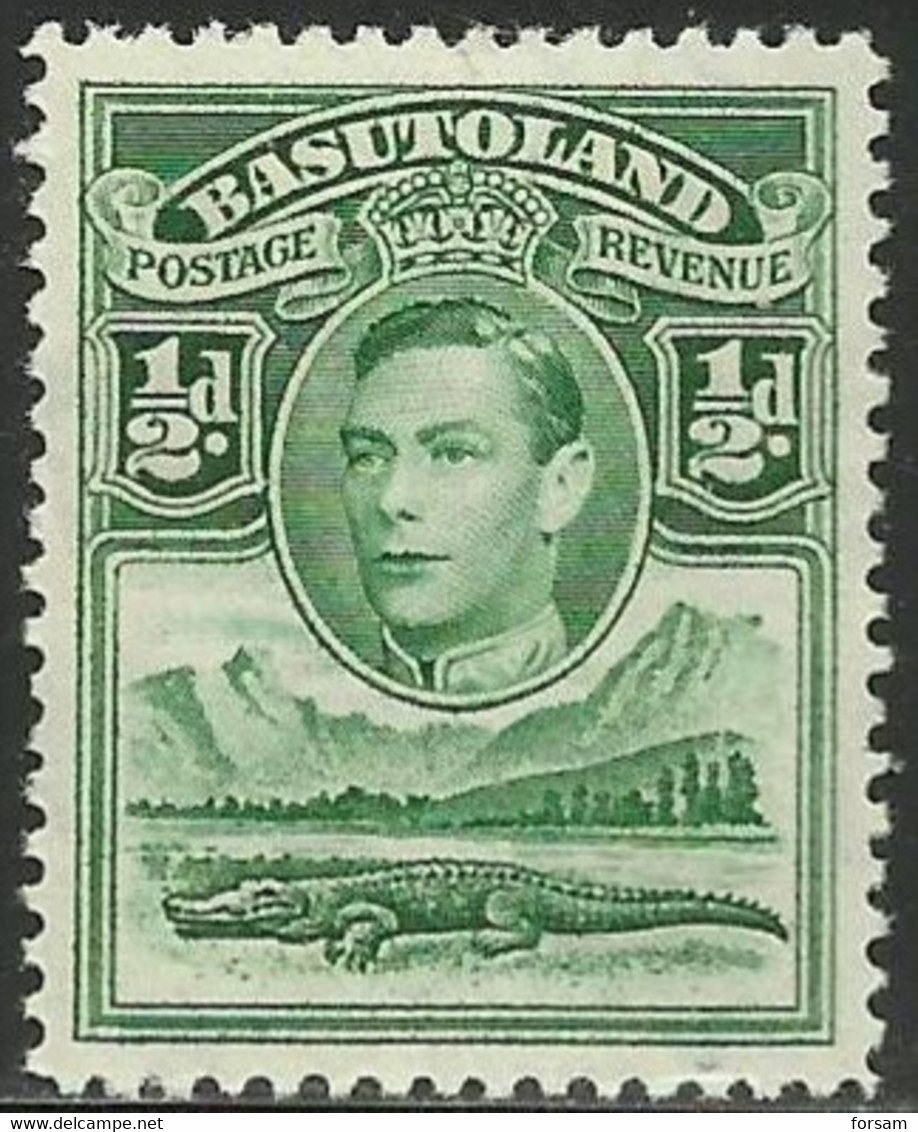 BASUTOLAND..1938..Michel # 18...MLH. - 1933-1964 Crown Colony