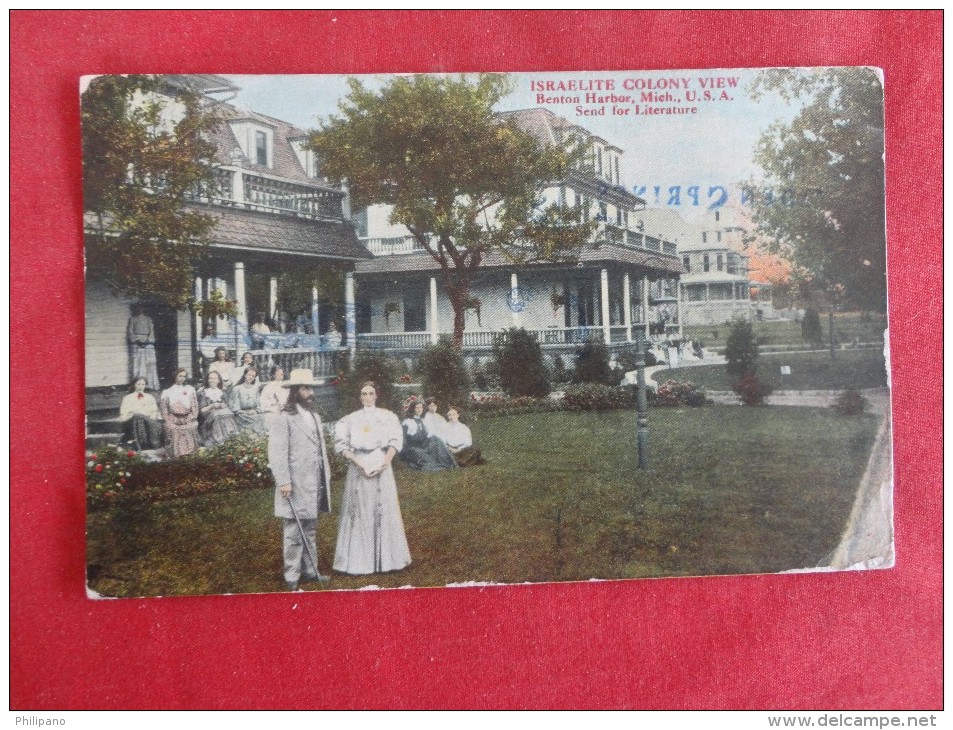 Israelite Colony View Benton Harbor MI  1911 Cancel   Ref 1300 - Altri & Non Classificati