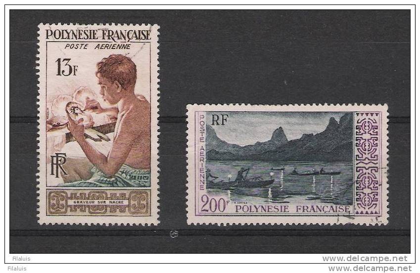 00225 Colonias Francesas Polynesia Correo Aereo Yv. 1 / 4 O Cat. 24,80 Eur - Otros & Sin Clasificación