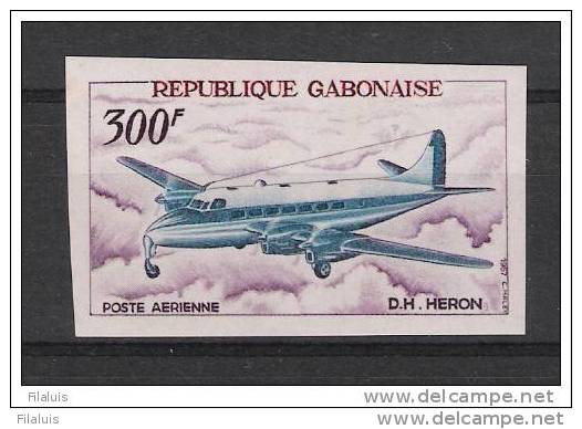 00226 Colonias Francesas Rep. Gabon Correo Aereo Yv. 53 Sin Dentar ** - Other & Unclassified