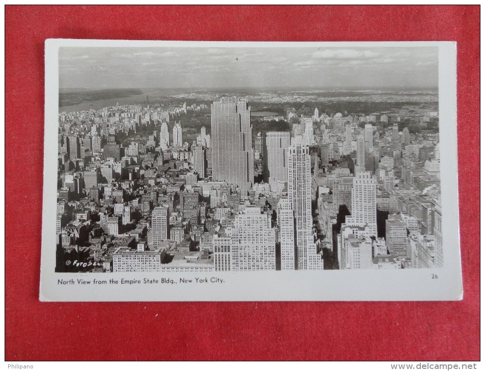 RPPC- New York > New York City  North View From Empire State Building Not Mailed Ref 1300 - Manhattan