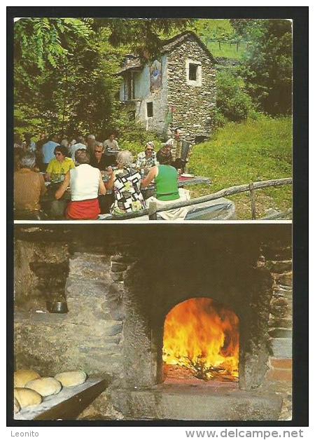 GORDEVIO Valle Maggia Grotto Mulino Holzofen Orselina 1986 - Maggia