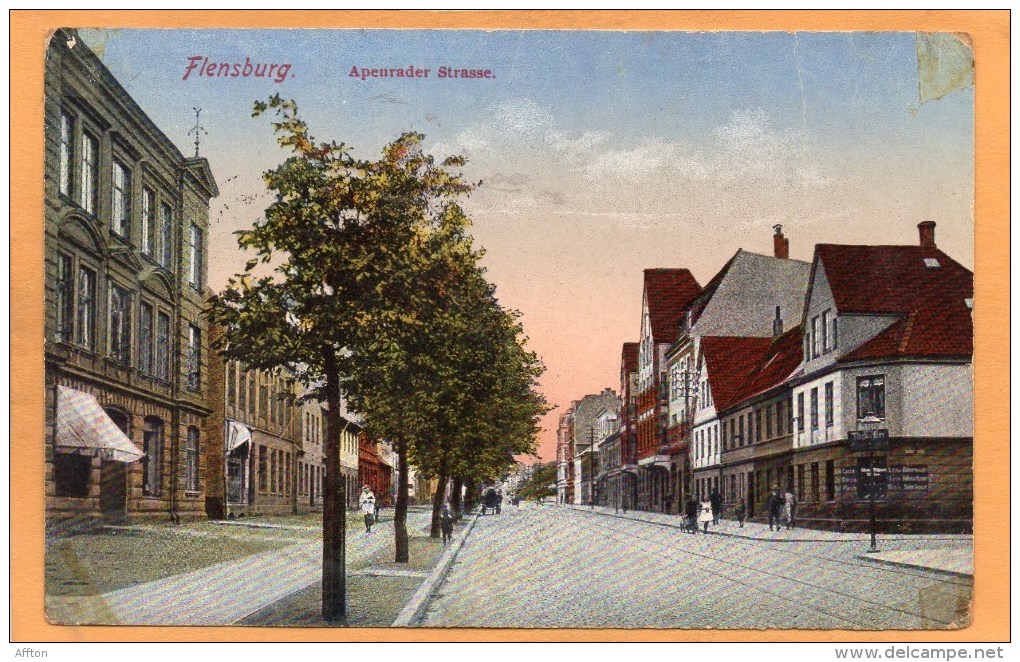 Flensburg 1920 Postcard - Flensburg