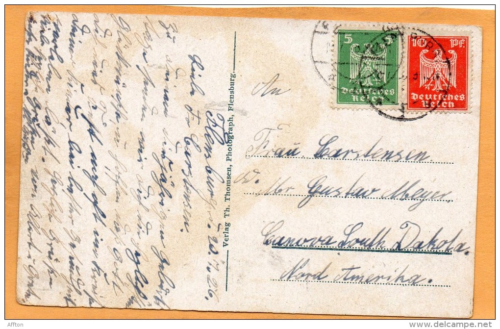 Flensburg 1920 Postcard - Flensburg