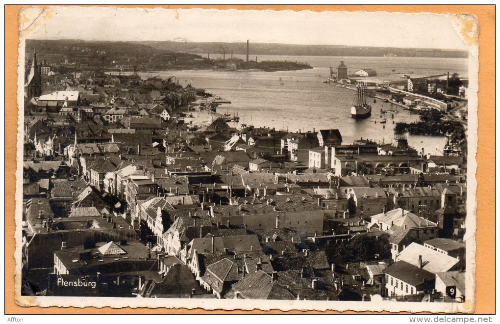 Flensburg Old Postcard - Flensburg