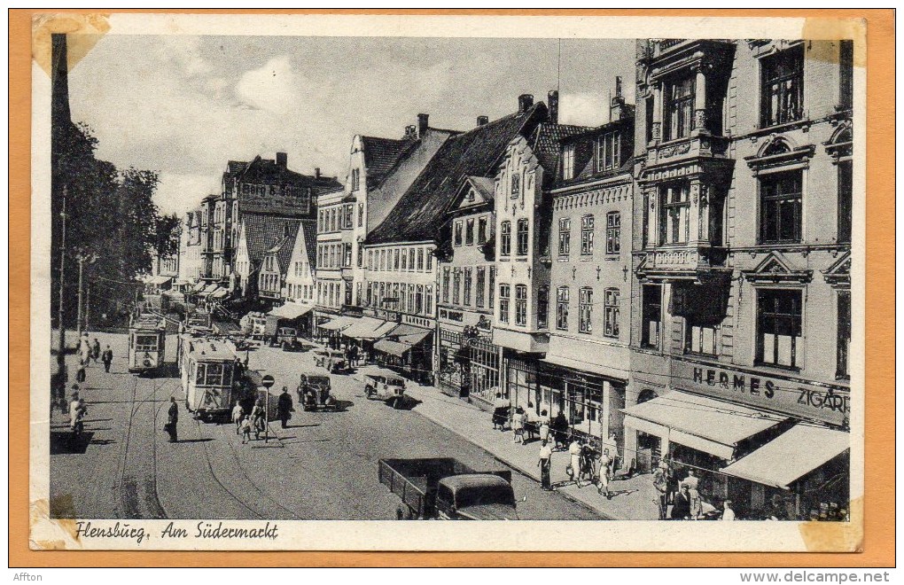 Flensburg Old Postcard - Flensburg