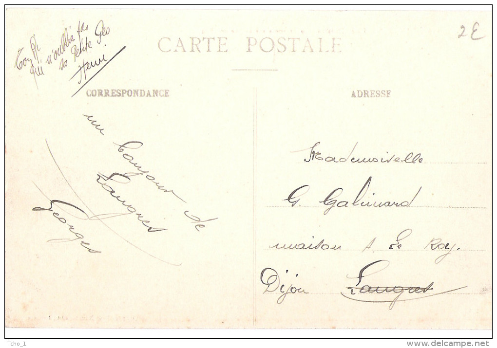 LANGRES PLACE DIDEROT STATUE ERIGEE EN 1884 - Langres