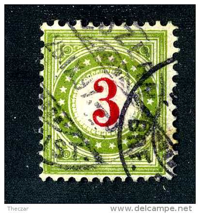 2103 Switzerland 1897 Michel #16 IIAXdbK  Used  Scott #J22  ~Offers Always Welcome!~ - Postage Due