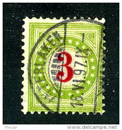 2105 Switzerland 1897 Michel #16 IIAXdbK  Used  Scott #J22  ~Offers Always Welcome!~ - Taxe