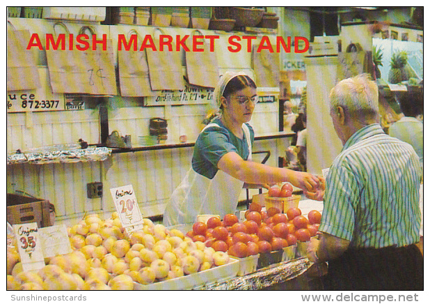 Amish Farmer's Market Stand Near Lancaster Pennsylvania - Lancaster