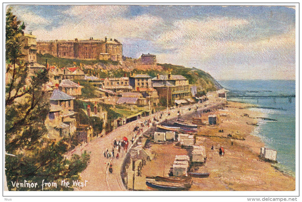 Ventnor, Isle Of Wight, From The West, United Kingdom, England - Ventnor