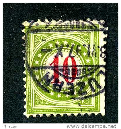 2159 Switzerland 1897 Michel #18 IIBYgbK  Used  Scott #J24  ~Offers Always Welcome!~ - Taxe