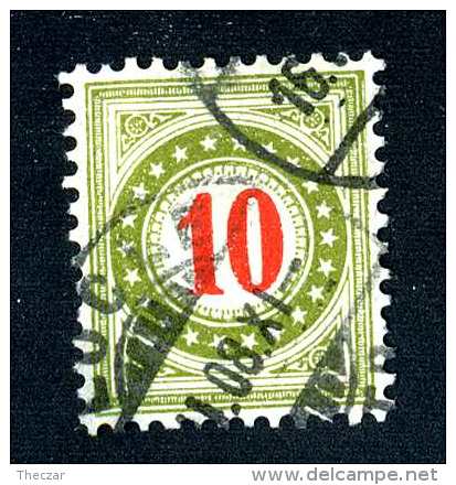 2171 Switzerland 1908 Michel #18 IIBYgcN  Used  Scott #J24  ~Offers Always Welcome!~ - Taxe