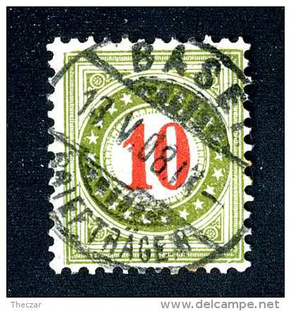 2177 Switzerland 1908 Michel #18 II BYgcK   Used  Scott #J24  ~Offers Always Welcome!~ - Taxe