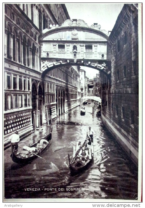 Rare Postcard ~ VENEZIA PONTE DEI SOSPIRI ~ ITALIA 1945 - Venezia (Venice)