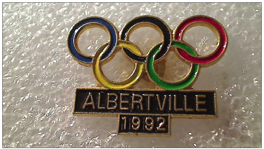 1 PIN´S JEUX OLYMPIQUES ALBERTVILLE 1992  ANNEAUX - Olympic Games