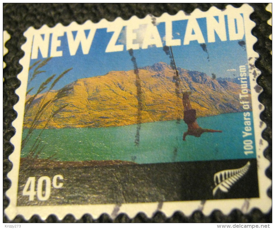 New Zealand 2001 100 Years Of Tourism 40c - Used - Gebruikt